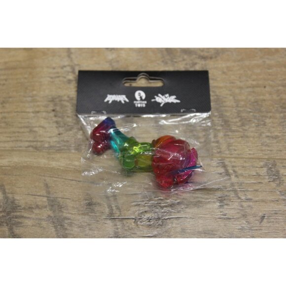 Quiccs x Martian Toys Bullet Punk Tropical  Threat Micro TEQ63 rainbow 3" figure - Picture 5 of 9